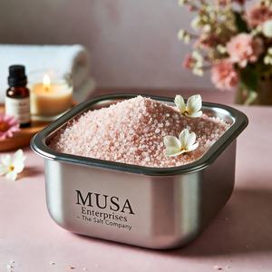 Piedra para remojar pies de eucalipto natural, ecológica y moderna, con sal marina y aceite de menta, paquete refrescante de 600 g para spa y bienestar. - Product Image 1