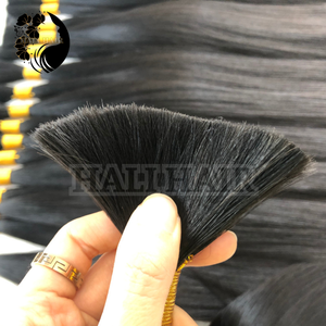 Extensions de cheveux Remy vierges vietnamiennes 100% naturel noir en vrac cheveux raides Texture douce tressage perruques Hali cheveux teints - Product Image 2
