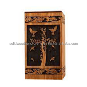 Urnas de cremación de madera para adultos Urnas de madera Urnas funerarias Tamaño personalizado Suministros funerarios - Product Image 3