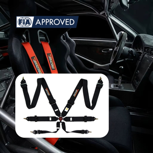 TBRACING ECO A 6 Point Racing Seat Belt FIA 8853 2016 With Velcro Shoulder Belts For OEM ODM Racing Equipment Supply - Product Image 1