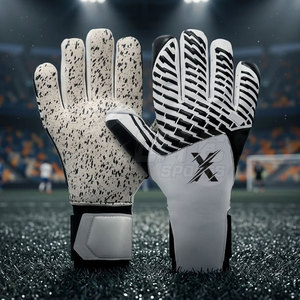Gants d'entraînement de gardien de but en cuir Academy antidérapants avec grip sur la paume et design respirant pour les compétences de gardien de but et les exercices sur le terrain - Product Image 6