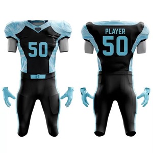 Conjunto de Uniforme de Fútbol Americano Personalizado para Equipo, Jersey y Pantalones Sublimados, Resistentes, que Absorben la Humedad, para Entrenamiento y Partidos - Product Image 1