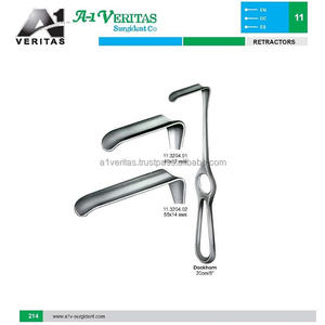 Suministro al por mayor A-1 VERITAS Dockhorn Retractor de mejilla de un solo extremo con hoja ancha en forma de L de 20 cm |   Kit de sutura, instrumento médico - Product Image 5