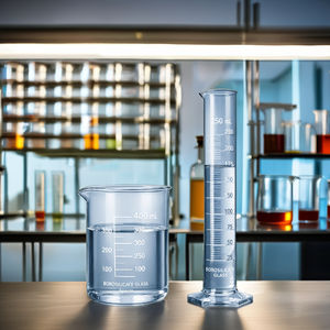 Vaso Medidor de Vidrio Transparente de Borosilicato Alto 3.3 de 100 ml con Escala Impresa Clara para Uso en Laboratorio Químico, Garantía de 3 Años - Product Image 2