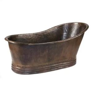 Free Standing Double Slipper Oil Rubbed Bronze Modern Bathroom Tub Luxury Single Hot Tub Villa Free Standing Double Slipper - Product Image 5