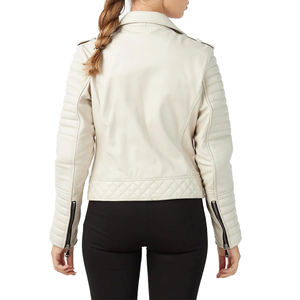 Chaquetas de Cuero de Moda para Mujer, Chaquetas de Cuero para Damas, Nuevos Diseños Personalizados, Chaqueta de Cuero Genuino - Product Image 2