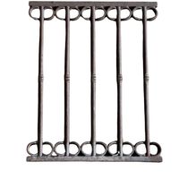 Panneau d'escalier moderne en fer forgé et acier à motif floral, pour extérieur, durable, ornemental, intemporel et décoratif