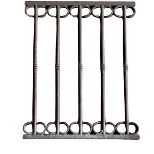 Panneau d'escalier moderne en fer forgé et acier à motif floral, pour extérieur, durable, ornemental, intemporel et décoratif - Product Image 3