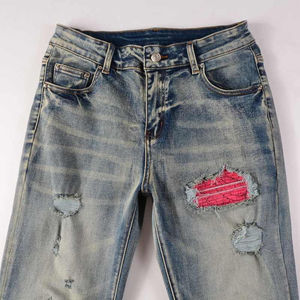 Jeans de Mezclilla para Hombre y Mujer, 100% Algodón, Secado Rápido, Corte Regular Vintage, Lavado Casual, Rectos, para Invierno y Verano, Varios Modelos - Product Image 3
