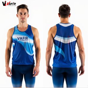 Traje de Maratón Personalizado para Equipos Deportivos de Verano, Ropa de Running sin Mangas, Ligera, Transpirable y de Secado Rápido, Sublimación para Atletismo - Product Image 5
