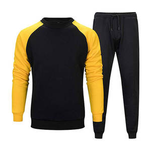 Ensemble sweat à capuche et pantalon de survêtement homme coupe ample, style streetwear, oversize, léger, anti-UV, 100% polyester polaire, hiver, décontracté, uni, évasé - Product Image 4