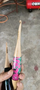 Belladec Handcrafted Ergonomic Resin <b>Crochet</b> <b>Hook</b>-Durable & Eco-Friendly for Hand Knitting - Product Image 3
