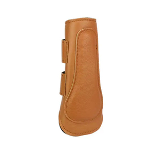 2026 High Quality Horse Accessories Equestrian Supplier Custom Equine Horse <b>Brushing</b> <b>Boots</b> Cotton PU Leather Waterproof Soft - Product Image 3