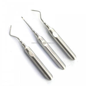 Juego de Elevadores Dentales Quirúrgicos de 3 Piezas para Extracción de Raíces, Periotomo, Osteótomo, Instrumentos con Certificación CE ISO, Proveedor Mayorista - Product Image 4