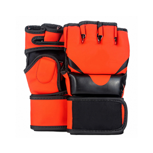 Best Quality Professional Made Leather MMA Gloves Custom Durable MMA Training Sparring Gloves For Adults - Product Image 2