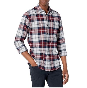 Wholesale <b>Men</b> Casual <b>Shirts</b> Breathable Street Wear Fashion Casual Custom OEM <b>Flannel</b> <b>Shirts</b> 100% Cotton Plaid <b>Shirts</b> for Man - Product Image 5