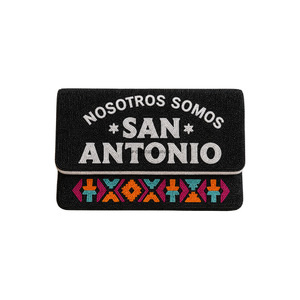 Bolsos de mano con cuentas de semillas hechos a mano, lo último en moda para aficionados al deporte, bolsos de cuentas a la moda, bordados hechos a mano, bolsos de mano personalizados para el día del partido - Product Image 1