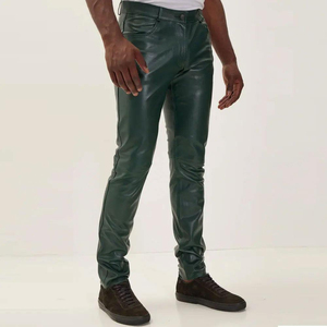 Pantalon en cuir pour homme, prix de gros, best-seller, tenue streetwear, meilleur achat - Product Image 5