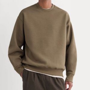 Sweat-shirts à demi-zip personnalisables pour hommes, 330 GSM, collection automne-hiver, style décontracté et basique - Product Image 3