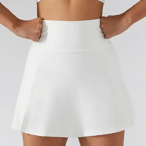 Jupe de tennis pour femmes OEM ODM en gros – Respirante, séchage rapide, anti-UV, vêtement de sport actif, taille extensible, été - Product Image 1
