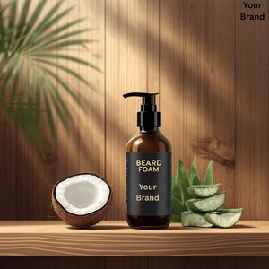 Espuma Limpiadora para Barba de Hombre al por Mayor con Aceite de Árbol de Té y Aceite de Almendras, Extractos Herbales Naturales, Nutritiva y Suavizante para el Cuidado Diario (Marca Privada) - Product Image 2