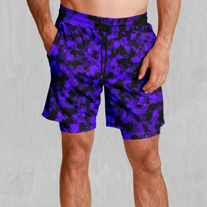 Men's for Geometric Print Quick Dry <b>Mid</b> Waist Drawstring Closure Satin Fabric Shorts Pockets Casual Short Length Swim Trunks - Product Image 1