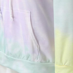 Sudaderas con capucha Tie Dye transpirables al por mayor, último estilo, sudaderas con capucha Tie Dye de color sólido, sudaderas con capucha Tie Dye personalizadas para mujer - Product Image 5
