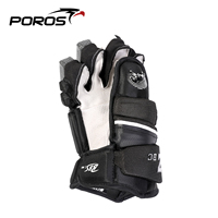 Gants de hockey POROS BBS1 PRO JR avec système de blocage du pouce en 3 parties, mousse EVA et coque en PE |   Confort et Fraîcheur Premium