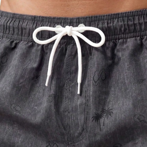<b>Mens</b> Solid Breathable Beach Gym Shorts Quick Dry Swim <b>Trunks</b> Elastic Waist Drawstring Casual Shorts Side Pocket Back Pocket - Product Image 3