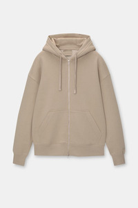 Wholesale Custom Unisex 480GSM 100% Cotton Terry Hoodies Men Oversized Heavy Thick Zip Hoodies with Custom Logo Sweatshirt - Product Image 5
