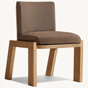 Chaise individuelle en teck au style moderne et épuré, idéale pour l'extérieur, durable et de bonne qualité - Product Image 4