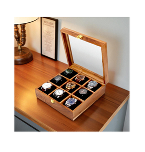 Boîte à montres en bois à 3 emplacements, nouvelle collection, qualité supérieure, boîte de rangement de luxe pour montres, best-seller en vente - Product Image 3