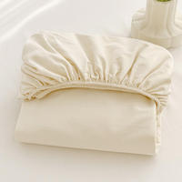 Ensemble de draps-housses 3 pièces avec taies d'oreiller, couleurs unies, doux, respirant, 300 fils, écologique, 100 % polyester, durable, pour hôpital