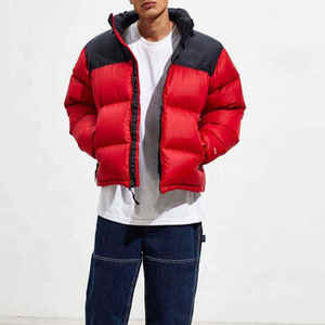 Fully Customized <b>Men's</b> Waterproof <b>Canvas</b> Puffer <b>Jackets</b> Polyester Wadding Filled Winter DDP Shipping - Product Image 4