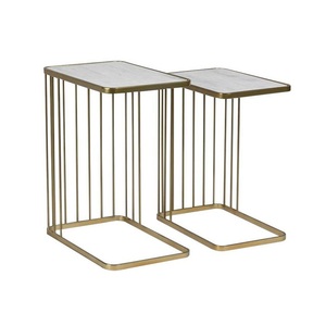 <b>Round</b> Shape Metal Coffee <b>Table</b> With Wooden Top Smooth Surface Ideal For Stylish Living Room Furniture Elegant Appearance - Product Image 3