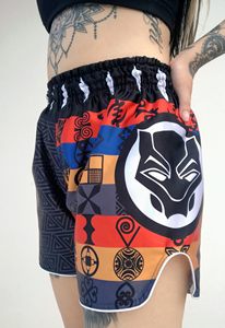 Muay Thai <b>shorts</b> custom logo satin fabric breathable lightweight gym training <b>shorts</b> elastic waistband fitness wear <b>men</b> women - Product Image 4