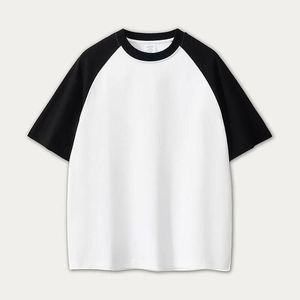 เสื้อยืดผู้ชายสไตล์วินเทจพิมพ์ลายทอเนื้อหนาคอลเลคชั่นฤดูร้อนไซส์ใหญ่ แห้งเร็ว คุณภาพส่งออก ขายส่ง - Product Image 2