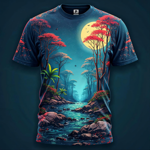 เสื้อยืดคอกลมแขนสั้นผู้ชายคุณภาพสูง ปักลายแบบแอพพลิเค สตรีทแวร์ ขายส่งจำนวนมาก เสื้อยืดลำลองผู้ชาย - Product Image 4