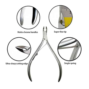 Coupe-ongles de précision, outil de suppression des cuticules, coupe-ongles à lame tranchante, outil de toilettage des ongles, coupe-ongles robuste, coupe-ongles pour manucure. - Product Image 6