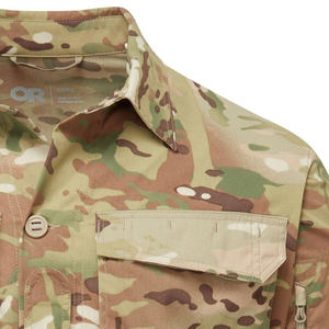 Chemise Tactique Camouflage Homme 2026 OEM ODM Imperméable Ripstop Polyester Coton Mélange Manches Longues Anti-Humidité 4 - Product Image 3