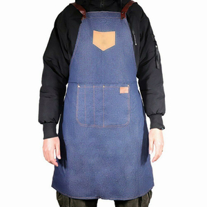 Professional Barber Salon Use <b>Aprons</b> Water Resistance Fabric Unisex Barber <b>Aprons</b> Adjustable Straps Multi Pockets Barber <b>Aprons</b> - Product Image 1