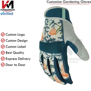 Custom Logo Gardening Gloves Waterproof Fabric Fast Shipping OEM Heavy Duty Gardening Gloves Non <b>Slip</b> Palm Wholesale Price - Product Image 6