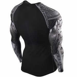 Rashguard tendance de qualité supérieure, sublimation personnalisée, manches longues, pour athlètes de MMA, nouvelle arrivée, durable, unisexe - Product Image 6