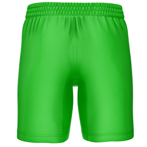 Pantalones Cortos Deportivos Casuales para Hombre, de Poliéster Tejido Verde Sólido, Cintura Elástica con Cordón Ajustable, de Secado Rápido, con Bolsillos - Product Image 3