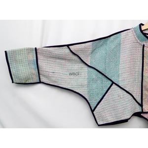 Vestes Kantha pour femmes en gros, style bohème indien fait main avec fermeture ouverte, vestes tendance - Product Image 3