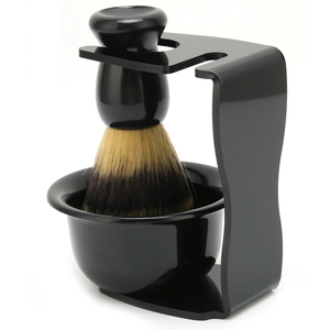 <b>Shaving</b> set 3pcs <b>Shaving</b> Brush Set Beard <b>Shaving</b> Brush Bowl Safety <b>Shaving</b> Stand <b>Kit</b> For <b>Men</b> With Stainless Steel - Product Image 1