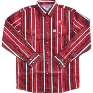 ZUNEZI 6.5oz Plaid Button-Down FR <b>Shirts</b> 100% Cotton Fire Retardant NFPA2112 CAT2 300-500C Heat Resistance <b>Welded</b> Seams - Product Image 2