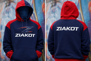 Sudadera con capucha de algodón polar Direct Industry / Sudadera con capucha de mezclilla con logo personalizado, lisa / Sudadera con capucha de algodón polar con estampado puff en mezclilla, color negro rasgado - Product Image 3