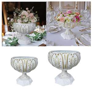 Pot de plante romain vintage en fer, urne pour plantes d'intérieur, fleurs séchées - Product Image 3