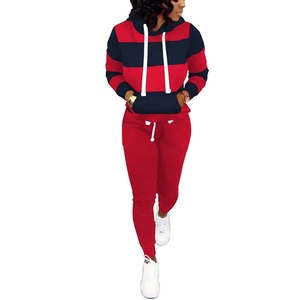 Survêtement léger réversible à capuche pour femme, écologique, rouge marine, manches longues, décontracté, pour l'hiver, 100% coton, coupe classique - Product Image 4